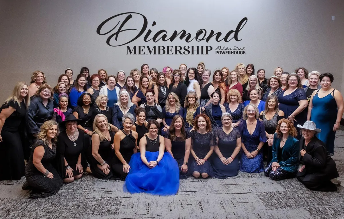 Photo of the Polka Dot Powerhouse Diamond Membership body.