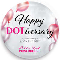 Anniversary Party - 1 Year with the Placer County Polka Dots! (Wed, April 9, 5-7pm in person) Roseville CA