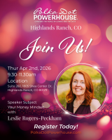 Highlands Ranch Thurs Apr 2nd 2026 | In Person Connect | 9.30 - 11.30am MST