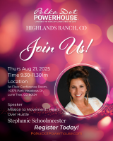 Highlands Ranch Thurs Aug 21st 2025 | Connect Meeting 9.30-11.30am MST