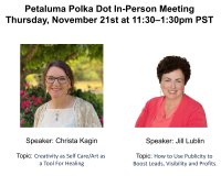 2024 Petaluma Polka Dot Powerhouse In-Person Connect Featuring, Jill Lublin and Christa Kagin! 11:30am PST