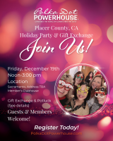 Placer County, CA Holiday Party & Gift Exchange Potluck Dec 19 (12-3:00pm) in Sacramento