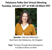 Petaluma Polka Dot Powerhouse Virtual Connect at 9am PST Featuring Myriam Martinez