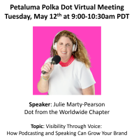 Petaluma Polka Dot Powerhouse Virtual Connect featuring Julie Marty-Pearson