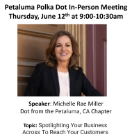 June 2025 Petaluma Morning Mastermind featuring speaker Michelle Rae Miller