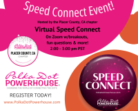 Placer County, CA Virtual Speed Connect on Zoom October 29th (2-3pm PST)
