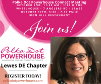 October 2 Lewes Chapter Luncheon 11:30-1:30 EST