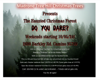 Placer County, CA Enchanted Lunch & Haunted Forest Experience in Placerville Oct 5 (12-1:30pm or 5pm)
